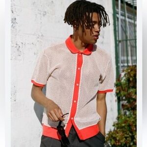 The Grove Button-Up Short Sleeve Polo Shirt from OBEY M